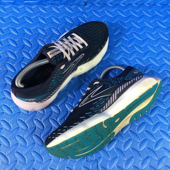 Brooks Glycerin GTS 20 Womens Running Shoes Blue Athletic Sneakers Size 7.5B - Picture 2 of 11